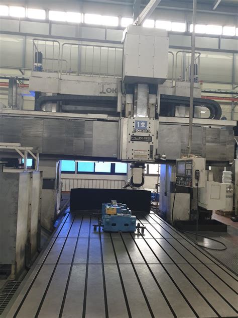 cnc double column machining center suppliers|okuma double column.